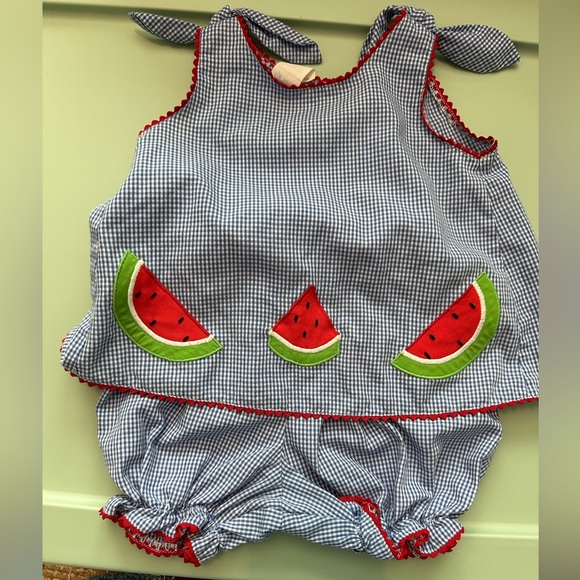 2 piece watermelon gingham set - Picture 3 of 3